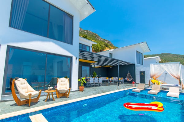Villa Violeta-2, Deniz Manzaralı, 3 Odalı, Jakuzili 3