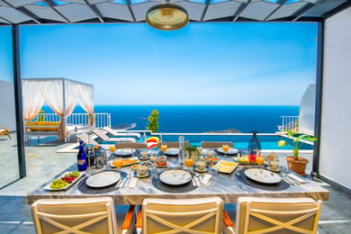 Villa Violeta-3, Deniz Manzaralı, 3 Odalı, Jakuzili 1
