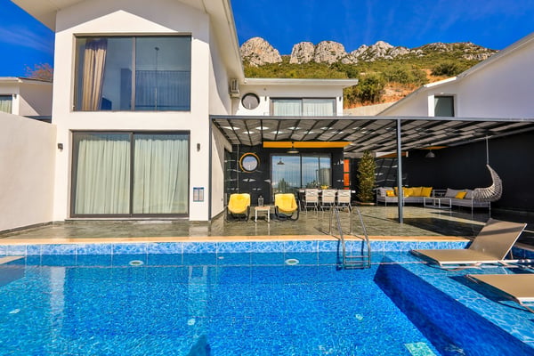 Villa Violeta-6, Deniz Manzaralı, 3 Odalı, Jakuzili 2