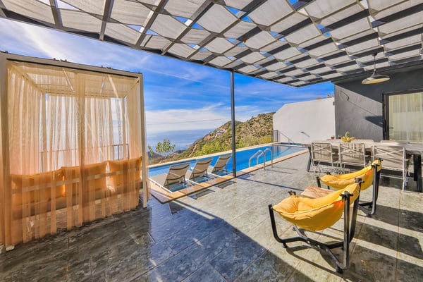 Villa Violeta-6, Deniz Manzaralı, 3 Odalı, Jakuzili 3