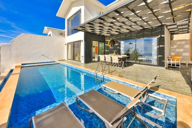 Villa Violeta-7, Deniz Manzaralı, 3 Odalı, Jakuzili 3
