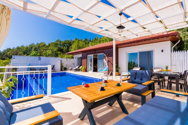Villa Meşe, Deniz Manzaralı, Doğa İçerisinde, Jakuzili 1