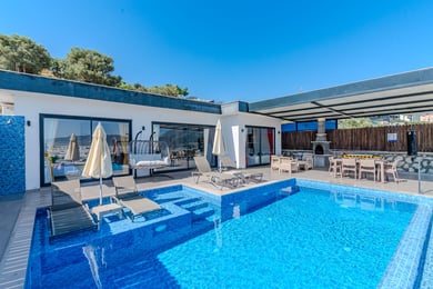 Villa Akragos, Kalkan Bölgesinde, 2 Odalı, Jakuzili, Muhafazakar 1