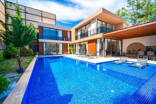 Villa Amor-2, Korunaklı Havuzlu, Deniz Manzaralı, Doğa İçinde 1