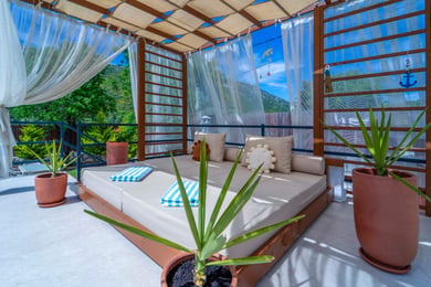 Villa Loka-2, Korunaklı, 2 Odalı ve Jakuzili 3