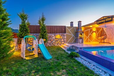 Villa Platin-1, Sarıbelen Bölgesinde, 3 Odalı, Jakuzili 3