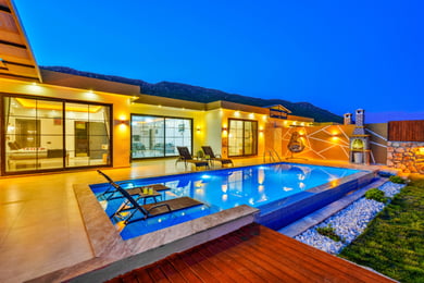 Villa Platin-2, Kalkan Bölgesinde, Jakuzili, Üç Odalı 1