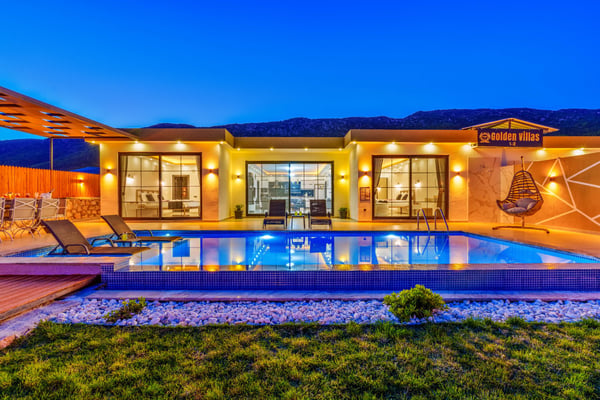 Villa Platin-2, Kalkan Bölgesinde, Jakuzili, Üç Odalı 2