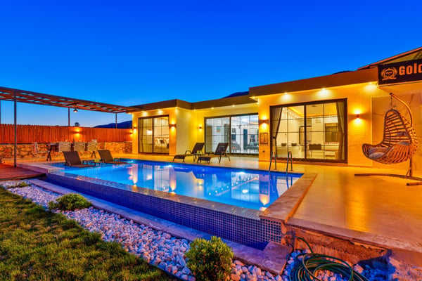 Villa Platin-2, Kalkan Bölgesinde, Jakuzili, Üç Odalı 3