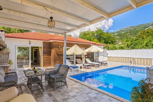 Villa Hayli-3, Kalkan Bölgesinde, Geniş Havuz ve 2 Odalı 1