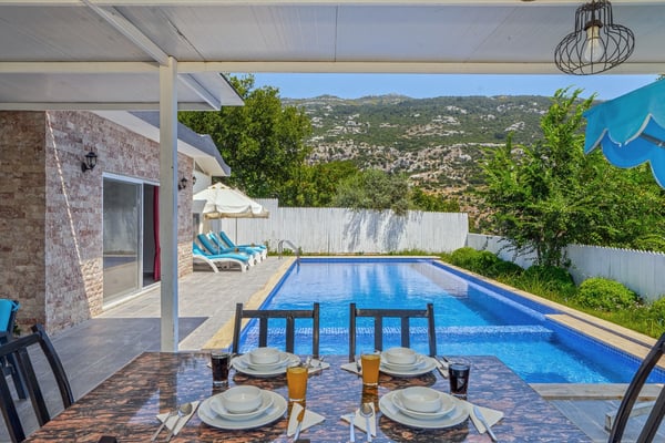 Villa Hayli-5, Kalkan Bölgesinde, Geniş Havuz ve 2 Odalı 3