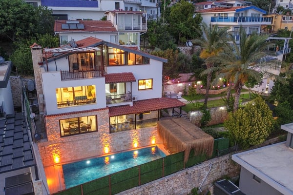 Villa Kalo, Kalkan Bölgesinde, Beş Odalı ve Deniz Manzaralı 3