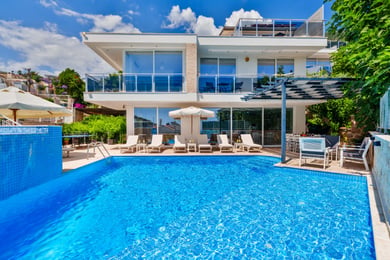 Villa Cibran, Merkezi Konumda, Muhteşem Deniz Manzaralı 1