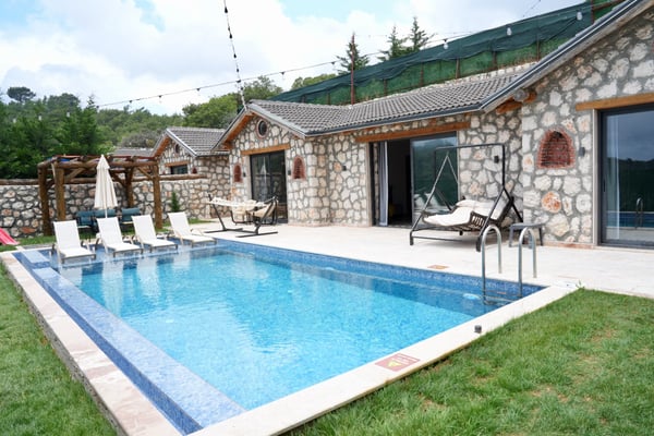 Villa Lavandula, Kalkan Bölgesinde, Geniş Havuzlu, Doğa Manzaralı 1