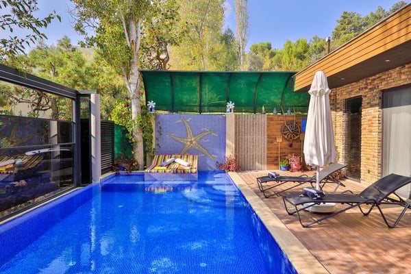Villa Ahter-2, Kalkan Bölgesi`nde, Jakuzili, Tek Odalı 2