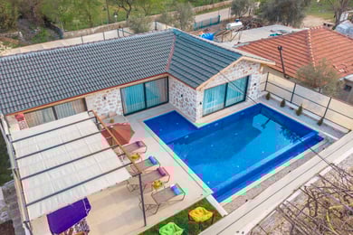 Villa Baran, Kalkan Sarıbelen'de, Doğa İçerisinde, Lüks Muhafazakar Villa 2