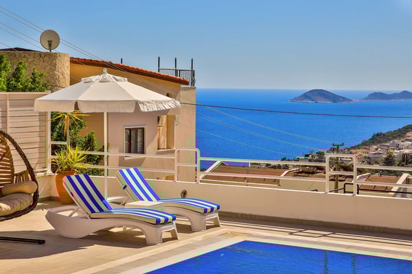 Villa Fariste, Deniz Manzaralı, Merkezi Konumda, Jakuzili 2