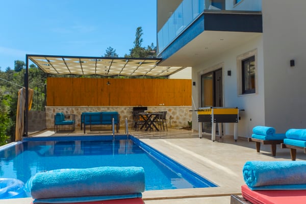 Villa Peso, Korunaklı Yüzme Havuzlu, Deniz Manzaralı Villa 2