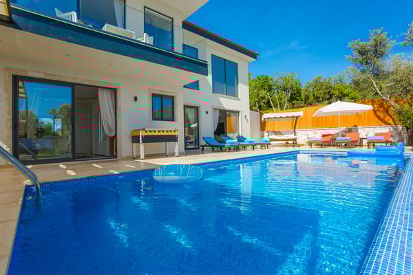 Villa Peso, Korunaklı Yüzme Havuzlu, Deniz Manzaralı Villa 1