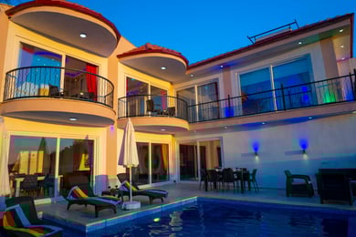 Villa Delfin-1, Korunaklı Havuzlu, Doğa İçerisinde, Süit Odalı Villa 1