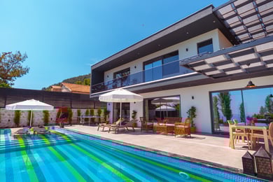 Villa Laila-1, Korunaklı Havuzlu, Spor Salonlu 2