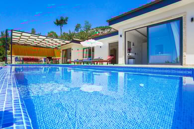 Villa Cronus, Deniz Manzaralı, Süit Odalı, Jakuzili Lüks Villa 3