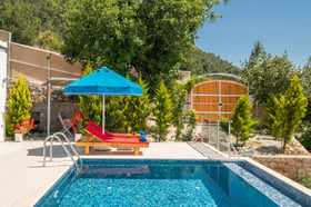 Villa Rint, Jakuzili, Deniz Manzaralı, Isıtmalı Havuzlu Villa 3