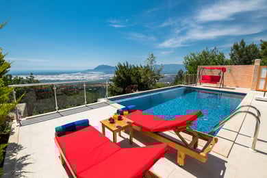 Villa Rint, Jakuzili, Deniz Manzaralı, Isıtmalı Havuzlu Villa 2