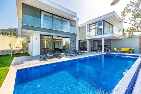 Villa Merita, İki jakuzili, Çocuk Havuzlu, Manzaralı Lüks Villa 3