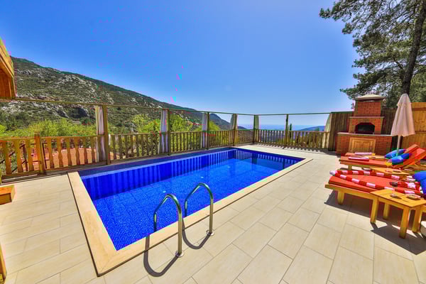 Villa Opak, Süit Odalı, Jakuzili, Doğa İçinde Muhafazakar Villa 2