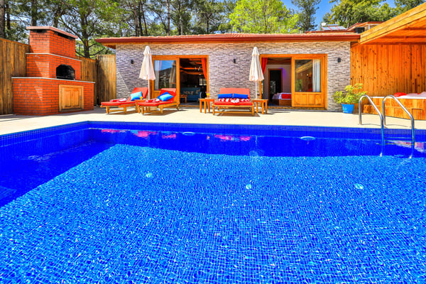 Villa Opak, Süit Odalı, Jakuzili, Doğa İçinde Muhafazakar Villa 2