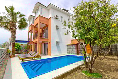 Villa Patara-2, Kaş, Patara mevkiinde, Jakuzili, Denize yakın 4 Odalı Villa 2