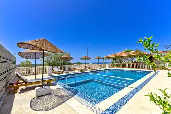 Villa Patara-3, Kaş, Patara mevkiinde, Jakuzili, Denize yakın 4 Odalı Villa 1