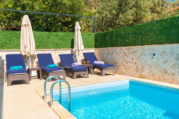 Villa Rüzgar, Geniş Havuzlu, Merkezi Konumda Korunaklı Villa 3
