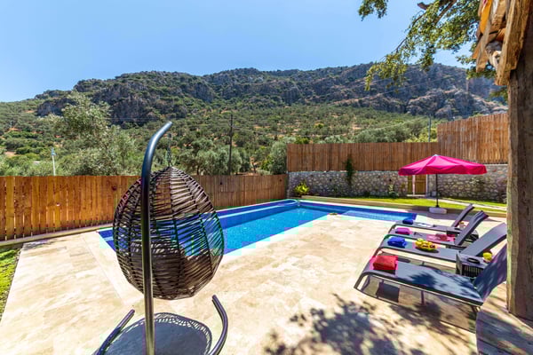 Villa Birce, Taş Mimarili, Süit Odalı, Manzaralı Lüks Villa 3