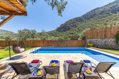 Villa Birce, Taş Mimarili, Süit Odalı, Manzaralı Lüks Villa 3