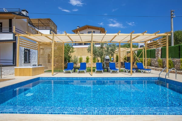 Villa Buğday, Doğa İçerisinde, Jakuzili, Şömineli Villa 1