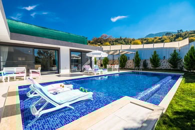 Villa Rose, Korunaklı Havuzlu, Jakuzili Muhteşem Villa 1