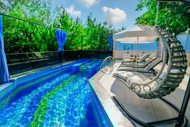 Villa Mask, Sauna ve Hamamlı, Geniş Havuzlu Lüks Villa 2
