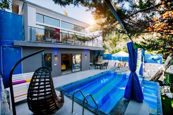 Villa Monar, Kapalı Havuzlu, Jakuzili, Hamam ve Saunalı Muhteşem Villa 1