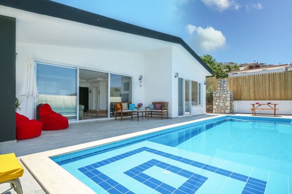 Villa İlham, Kalkan Bölgesinde, Jakuzili Balayı Villası 1