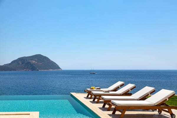 Villa Yerdeniz-1, Denize sıfır, Deniz Manzaralı, 6 Odalı ve Kendine Ait Plajlı Villa 3