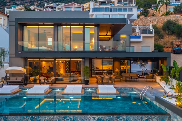 Villa Letafet, Deniz Manzaralı, Hamam ve Saunalı Lüks Villa 2