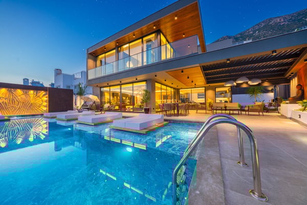Villa Letafet, Deniz Manzaralı, Hamam ve Saunalı Lüks Villa 1