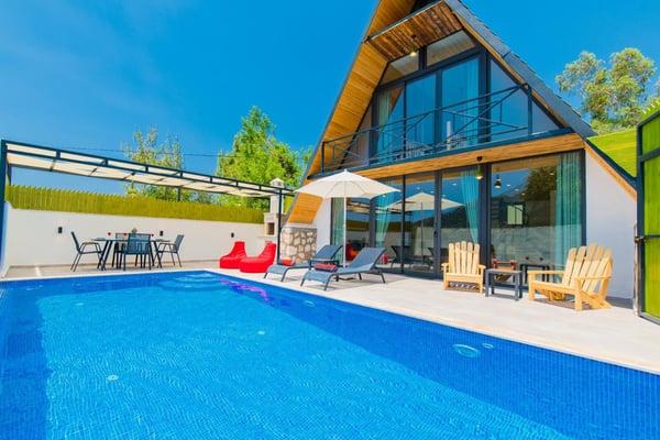 Villa Arjantin, Kalkan Bölgesinde, Tek Odalı, Jakuzili Balayı Villası 1