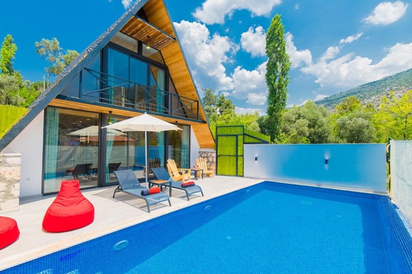 Villa Arjantin, Kalkan Bölgesinde, Tek Odalı, Jakuzili Balayı Villası 3