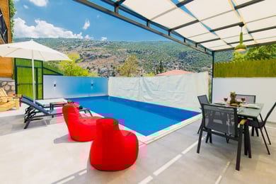 Villa Arjantin, Korunaklı Havuzlu, Jakuzili ve Balayına Uygun 3