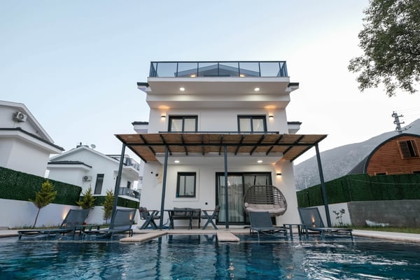 Villa Radika-1, Ölüdeniz Bölgesinde, 3 Odalı, Jakuzili Villa 2