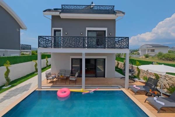 Villa Oskar, Fethiye Bölgesinde, 3 Odalı, Jakuzili Villa 1