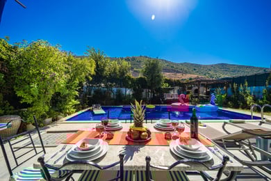 Villa Joven, Kalkan Bölgesinde, İki Odalı, Jakuzili, Muhafazakar Villa 2